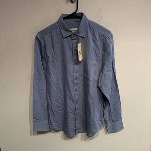 Tommy Bahama Mens Small Blue Long Sleeve Button up Shirt